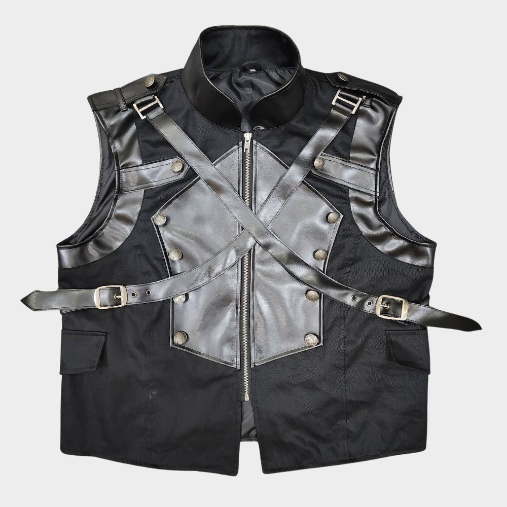 black gothic vest