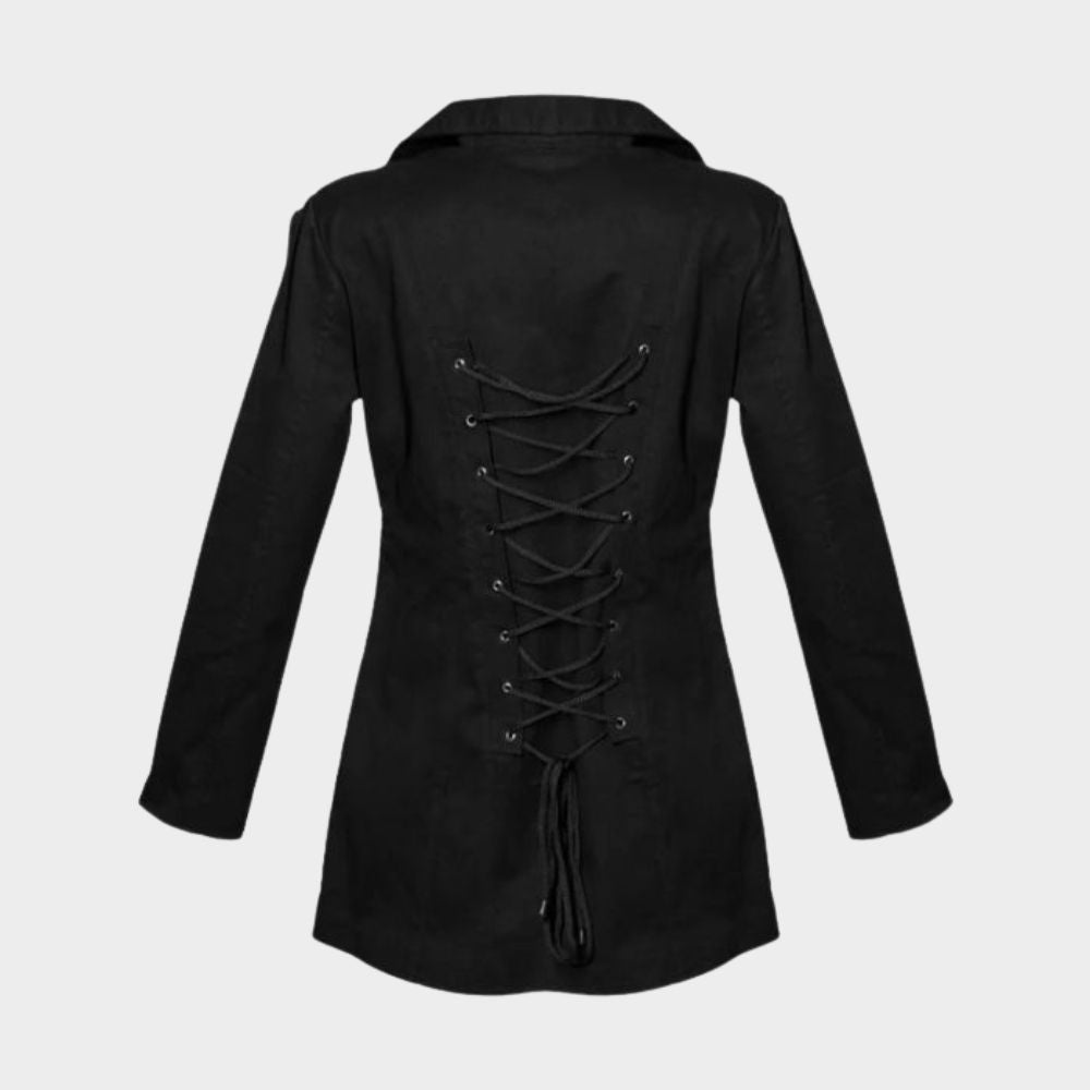 black gothic winter coat
