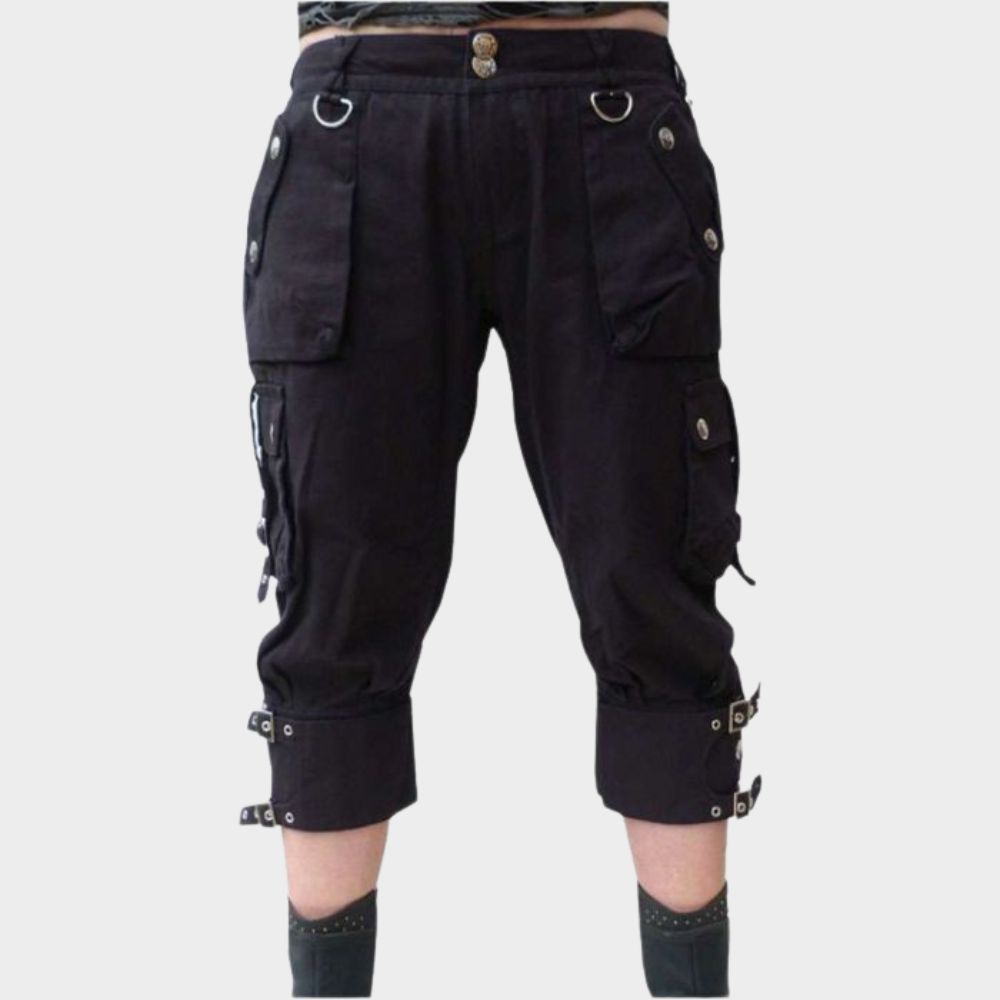 women wearing black jeans shorts womens at gothic clothings.