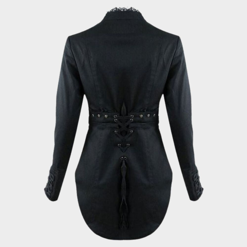 black womens gothic coat