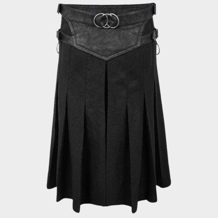 gothic long kilt for sale with grey background.