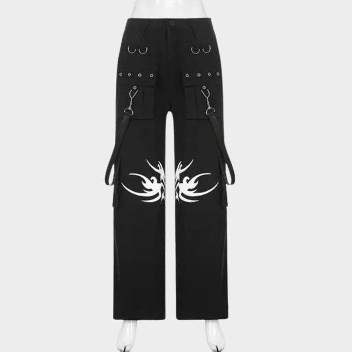 gothic steampunk women pants.