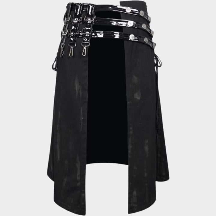 gothic womens half skirt