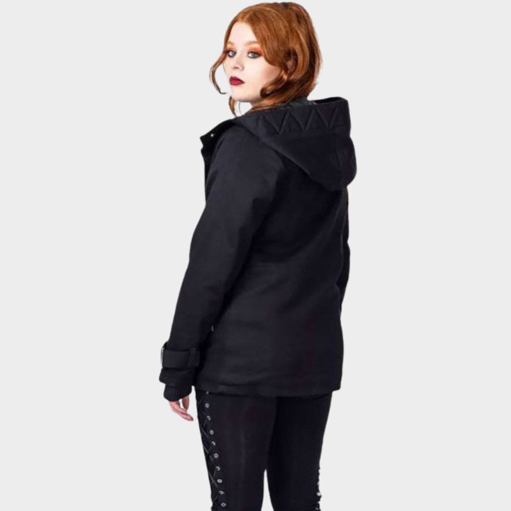 women wearing gothic jacket womens plus size at gothic clothings.