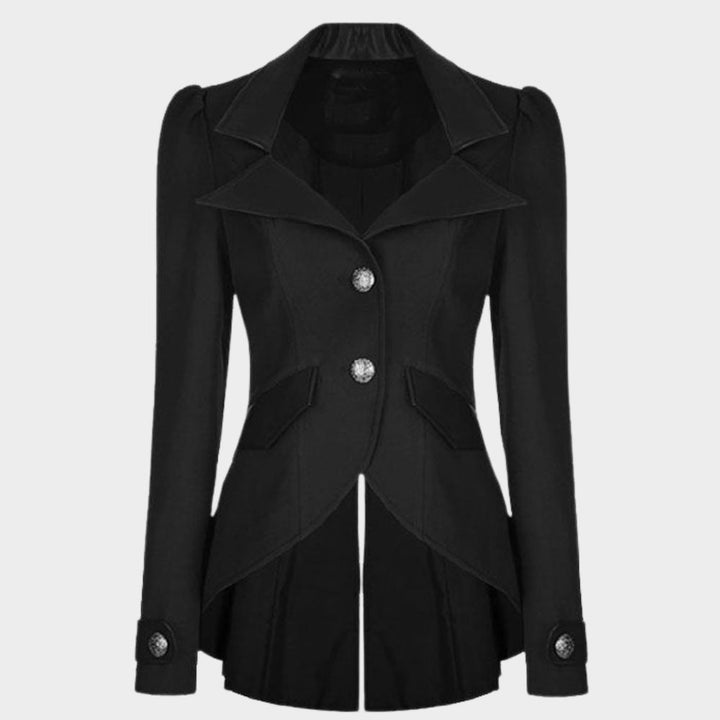 gothic lapel collar jacket womens