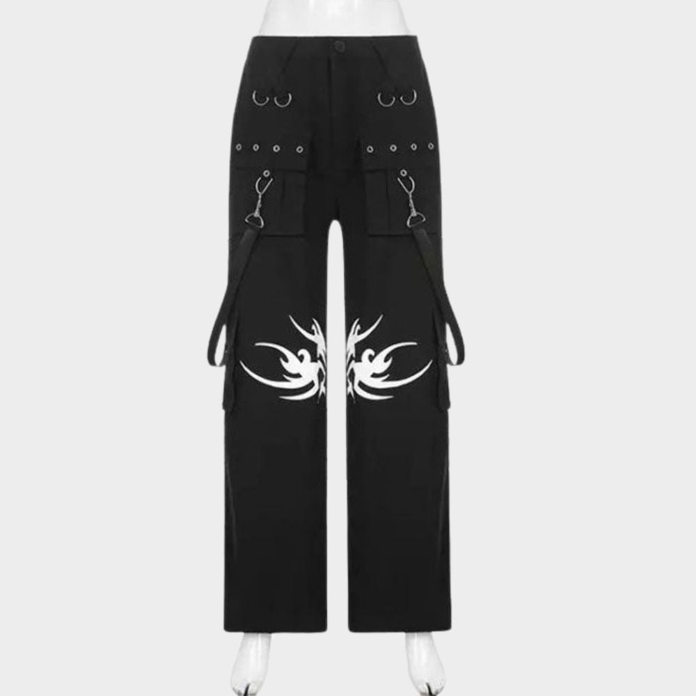 gothic steampunk women pants.