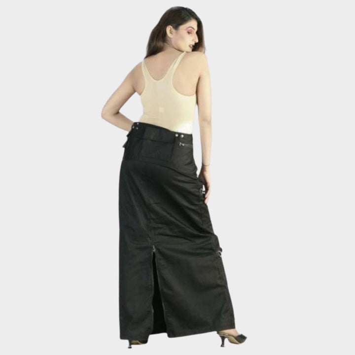 long skirt with slit