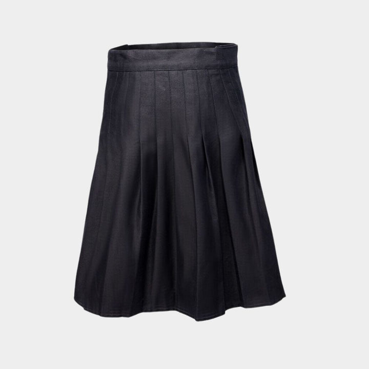 Gothic Steampunk Utility Kilt für Herren in Schwarz