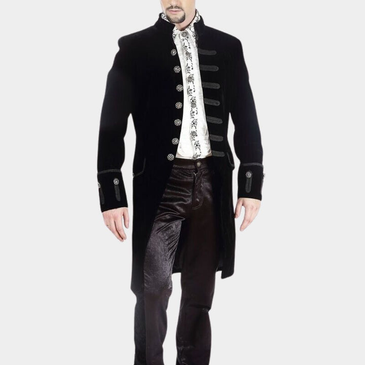 Men's Gothic Victorian Military Coat