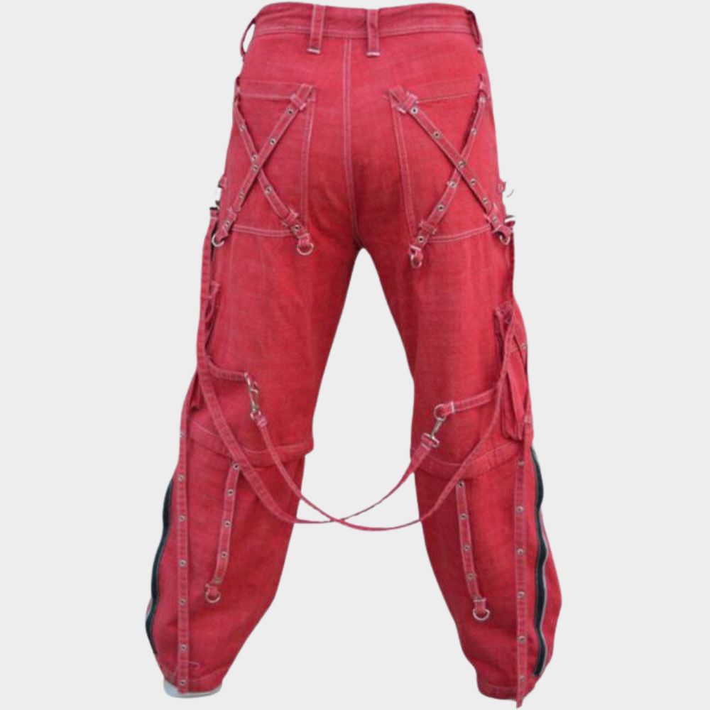 Men's Red Hot Four-Pocket Cotton Trousers