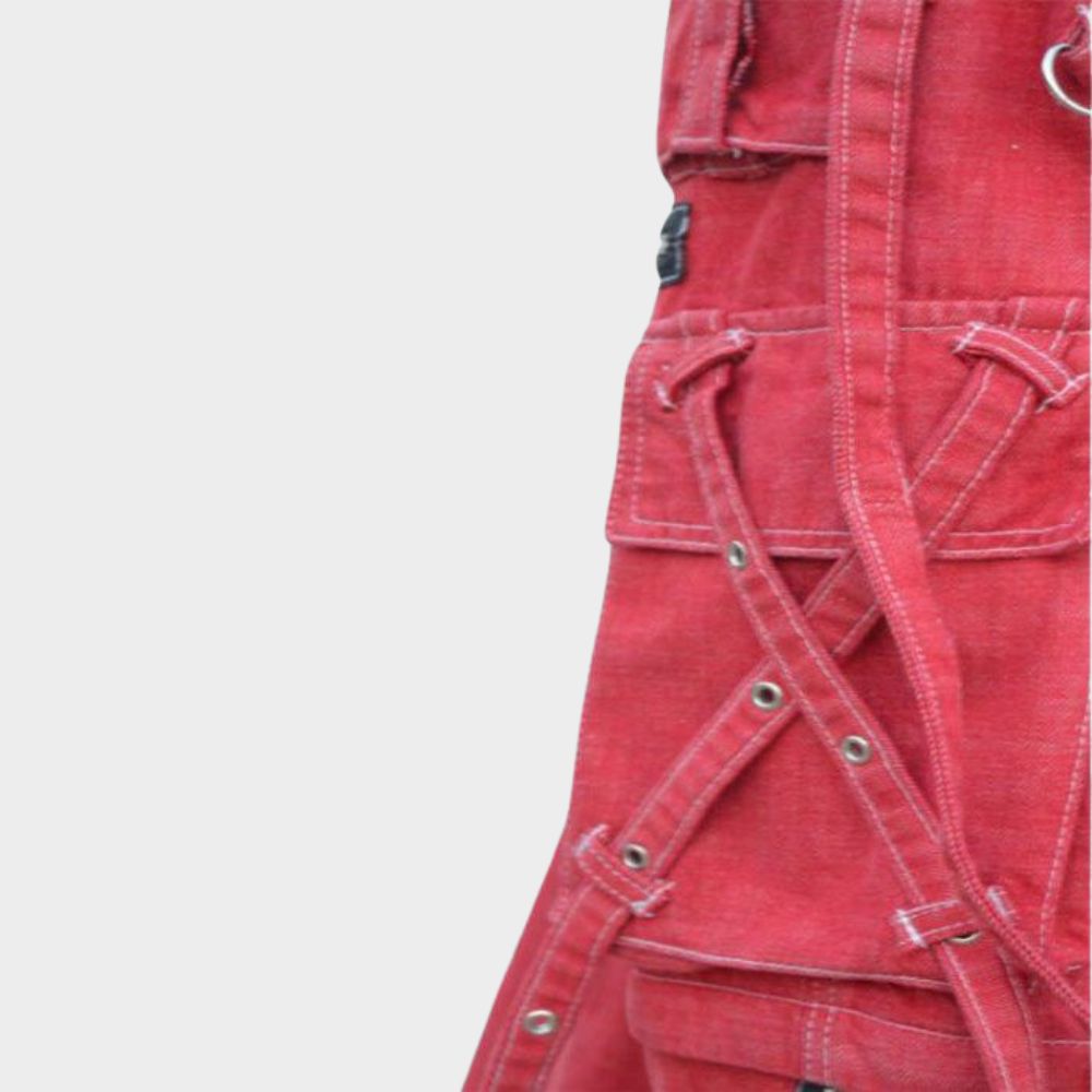 Men's Red Hot Four-Pocket Cotton Trousers