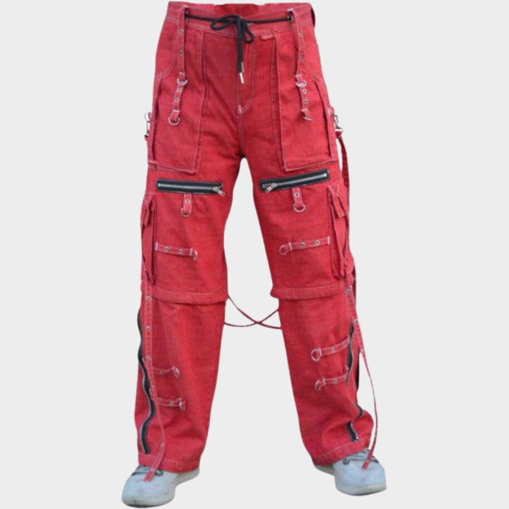 Men's Red Hot Four-Pocket Cotton Trousers