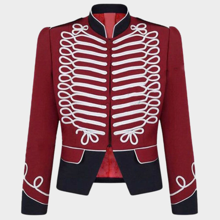 red military jacket mens