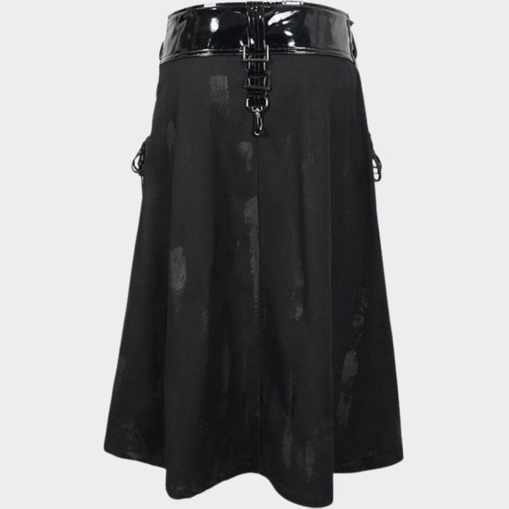 woman denim skirt