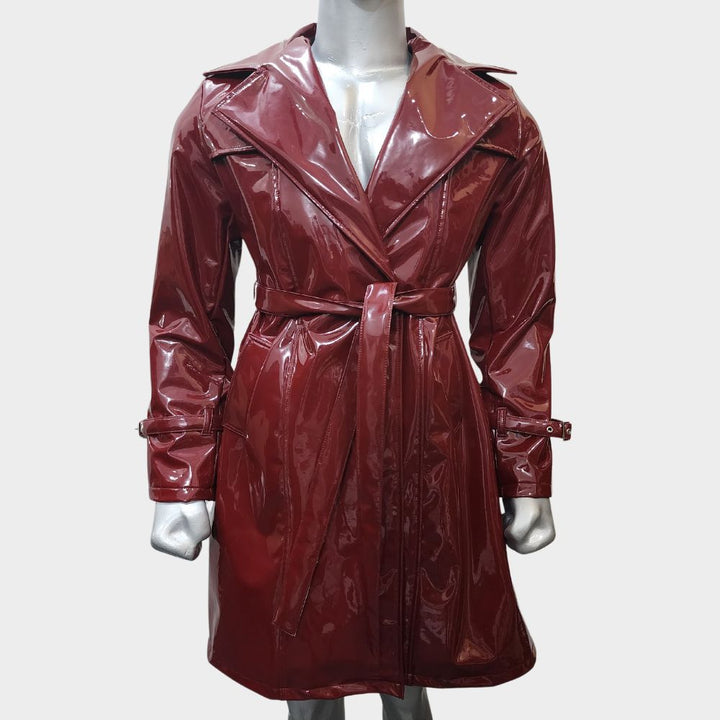 womens vinyl jacket